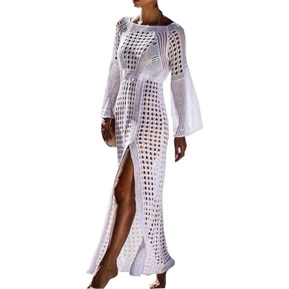 Sexy Cover Dresses Bikini Cover-ups White